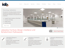 Tablet Screenshot of iab-lab.com